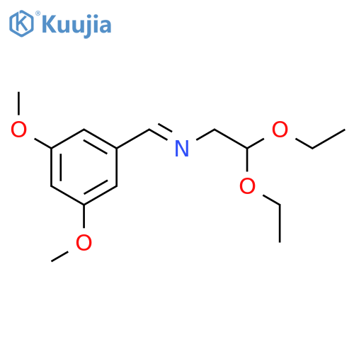 Ethanamine, N-[(3,5-dimethoxyphenyl)methylene]-2,2-diethoxy- structure