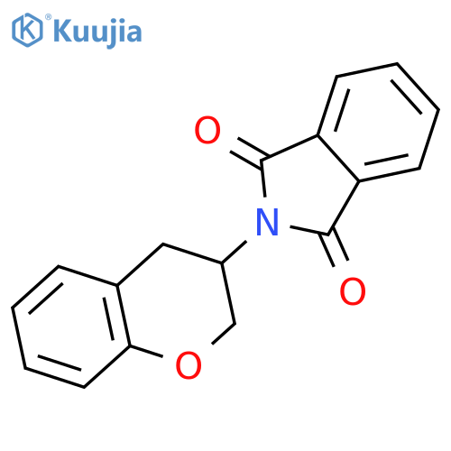 1H-Isoindole-1,3(2H)-dione, 2-(3,4-dihydro-2H-1-benzopyran-3-yl)- structure