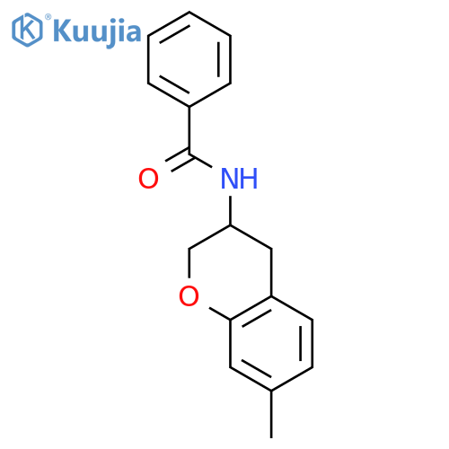 Benzamide, N-(3,4-dihydro-7-methyl-2H-1-benzopyran-3-yl)- structure
