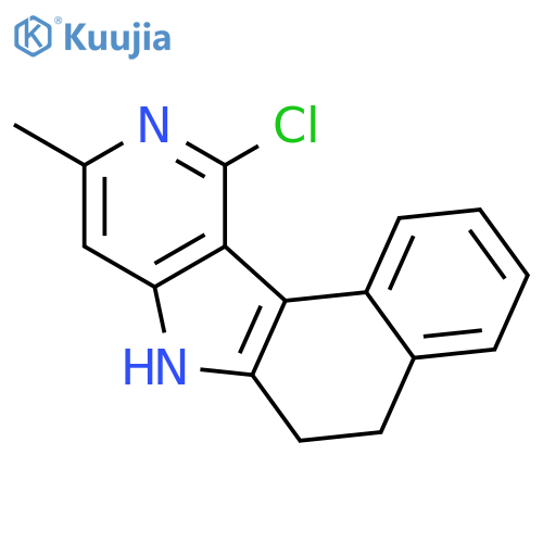 5H-BENZO[E]PYRIDO[4,3-B]INDOLE, 11-CHLORO-6,7-DIHYDRO-9-METHYL- structure