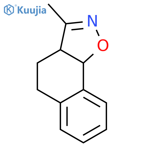 Naphth[2,1-d]isoxazole, 3a,4,5,9b-tetrahydro-3-methyl- structure