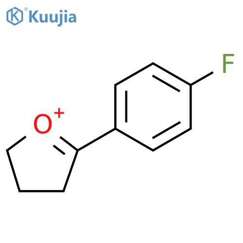 2H-Furylium, 5-(4-fluorophenyl)-3,4-dihydro- structure