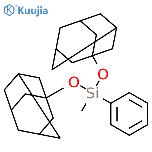 Silane, methylphenylbis(tricyclo[3.3.1.13,7]dec-1-yloxy)- structure
