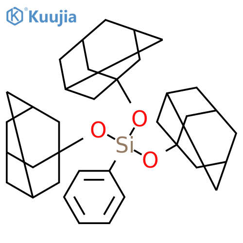 SILANE, PHENYLTRIS(TRICYCLO[3.3.1.13,7]DEC-1-YLOXY)- structure