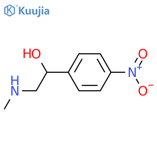 2-(methylamino)-1-(4-nitrophenyl)ethan-1-ol structure