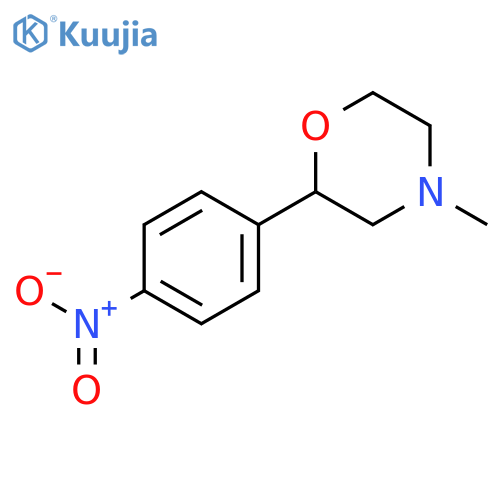 Morpholine, 4-methyl-2-(4-nitrophenyl)- structure