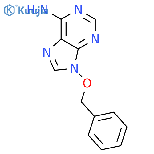 9H-Purin-6-amine, 9-(phenylmethoxy)- structure