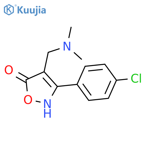 5(2H)-Isoxazolone, 3-(4-chlorophenyl)-4-[(dimethylamino)methyl]- structure