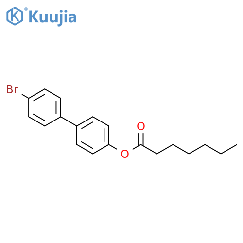 HEPTANOIC ACID, 4'-BROMO[1,1'-BIPHENYL]-4-YL ESTER structure