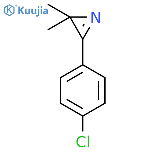 2H-Azirine, 3-(4-chlorophenyl)-2,2-dimethyl- structure