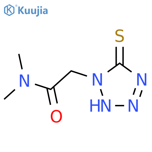 1H-Tetrazole-1-acetamide, 2,5-dihydro-N,N-dimethyl-5-thioxo- structure