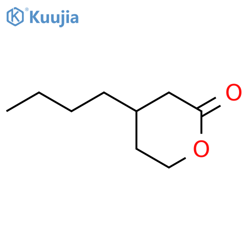 2H-Pyran-2-one, 4-butyltetrahydro-, (S)- structure
