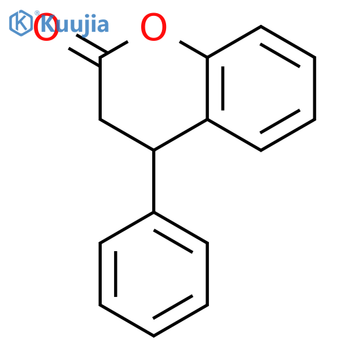 2H-1-Benzopyran-2-one, 3,4-dihydro-4-phenyl-, (4S)- structure