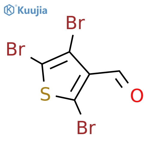 2,4,5-Tribromothiophene-3-carbaldehyde structure