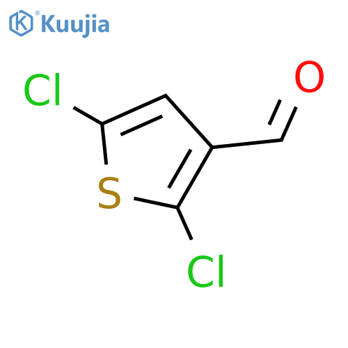 2,5-Dichlorothiophene-3-carbaldehyde structure