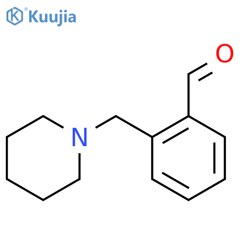 2-[(piperidin-1-yl)methyl]benzaldehyde structure