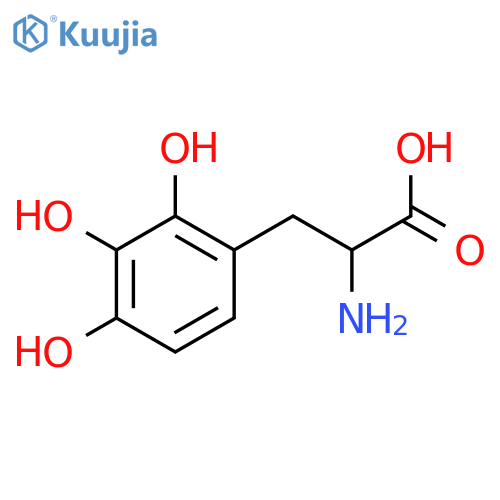 2-amino-3-(2,3,4-trihydroxyphenyl)propanoic acid structure