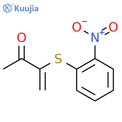 3-Buten-2-one, 3-[(2-nitrophenyl)thio]- structure