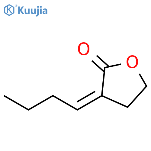 2(3H)-Furanone, 3-butylidenedihydro-, (Z)- structure