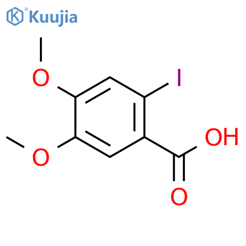 2-Iodo-4,5-dimethoxybenzoic acid structure