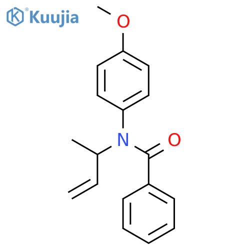 Benzamide, N-(4-methoxyphenyl)-N-(1-methyl-2-propenyl)- structure