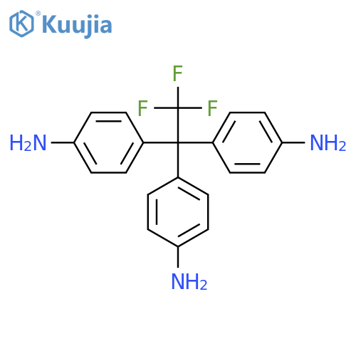 Benzenamine, 4,4',4''-(trifluoroethylidyne)tris- structure
