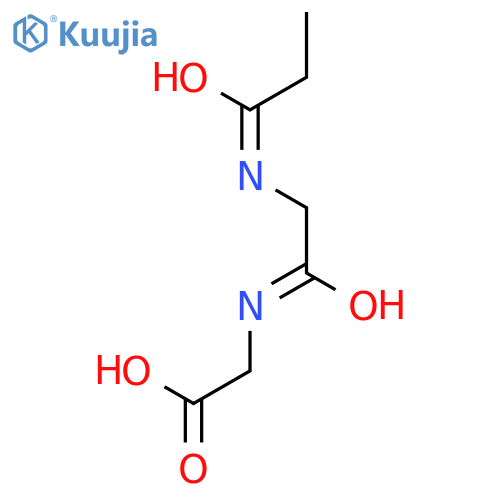N-propionylglycylglycine structure