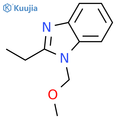 1H-Benzimidazole,2-ethyl-1-(methoxymethyl)- structure