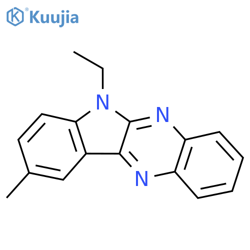 6-ethyl-9-methyl-6H-indolo2,3-bquinoxaline structure