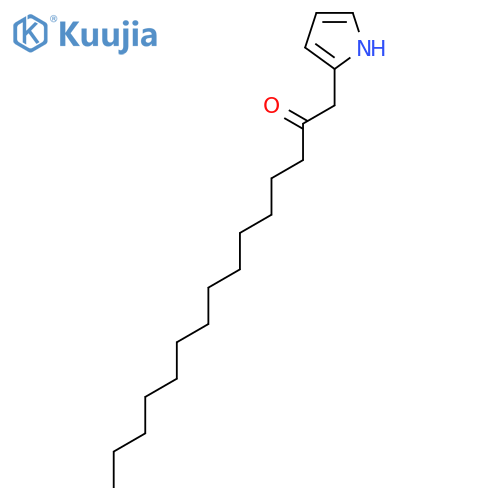2-PENTADECANONE, 1-(1H-PYRROL-2-YL)- structure