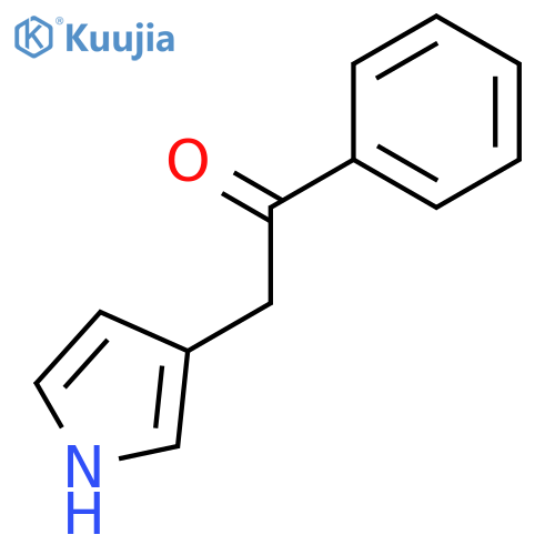 ETHANONE, 1-PHENYL-2-(1H-PYRROL-3-YL)- structure