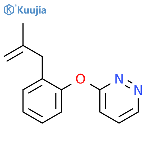 Pyridazine, 3-[2-(2-methyl-2-propenyl)phenoxy]- structure