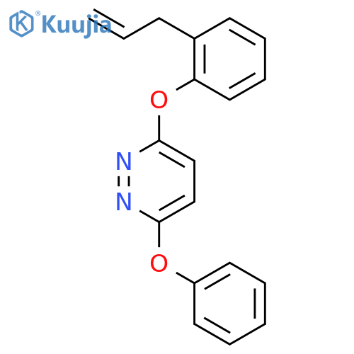 Pyridazine, 3-phenoxy-6-[2-(2-propenyl)phenoxy]- structure
