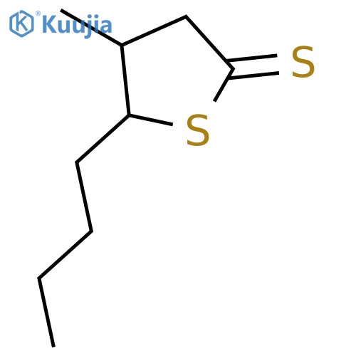 2(3H)-THIOPHENETHIONE, 5-BUTYLDIHYDRO-4-METHYL- structure