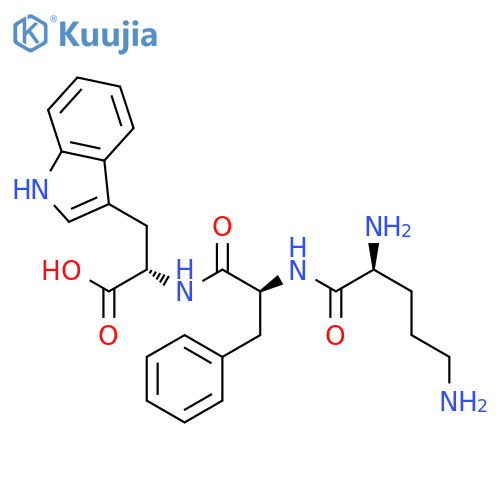 L-Tryptophan, L-ornithyl-L-phenylalanyl- structure