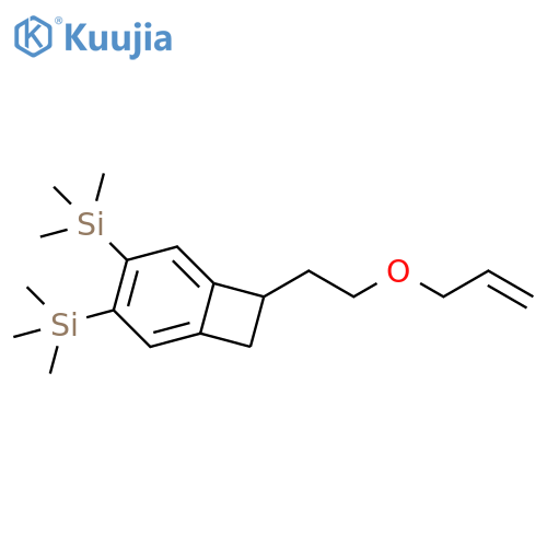 Bicyclo[4.2.0]octa-1,3,5-triene, 7-[2-(2-propen-1-yloxy)ethyl]-3,4-bis(trimethylsilyl)- structure
