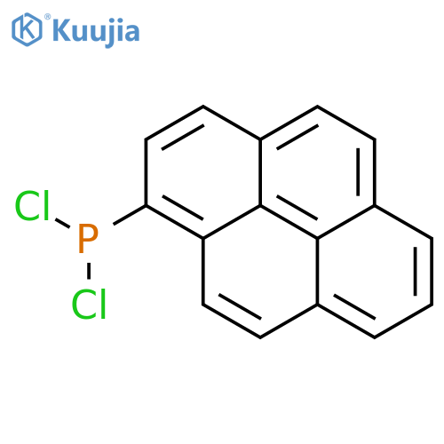 Phosphonous dichloride, 1-pyrenyl- structure