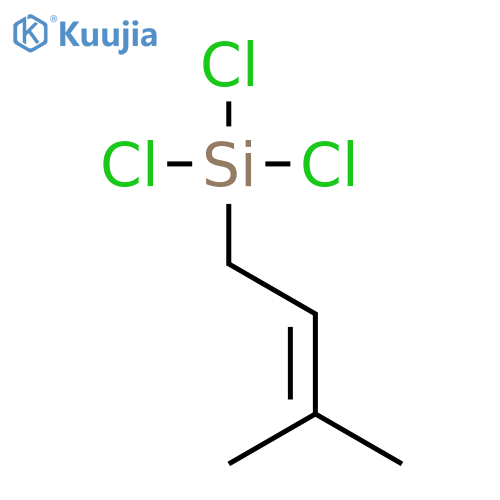 Silane, trichloro(3-methyl-2-butenyl)- structure