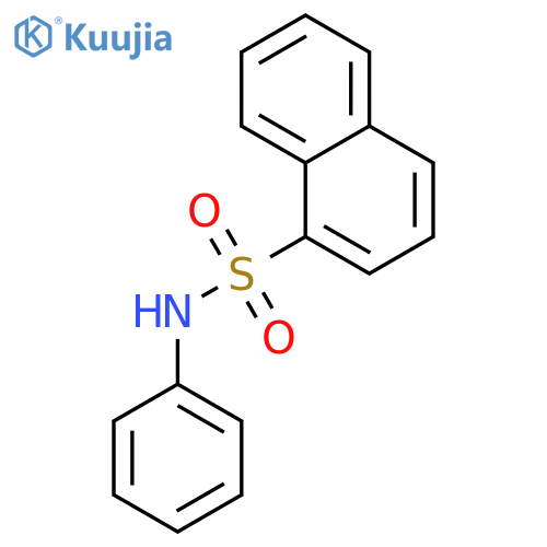 1-Naphthalenesulfonamide, N-phenyl- structure