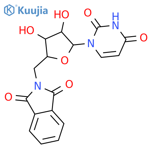 Uridine, 5'-deoxy-5'-(1,3-dihydro-1,3-dioxo-2H-isoindol-2-yl)- structure