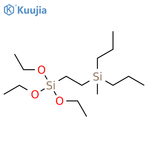Silane, methyldipropyl[2-(triethoxysilyl)ethyl]- structure