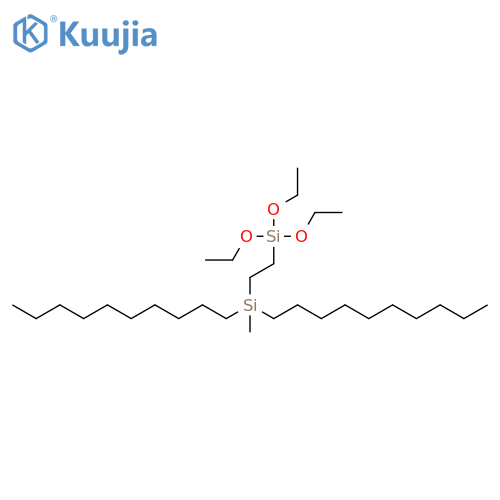 Silane, [2-(didecylmethylsilyl)ethyl]triethoxy- structure