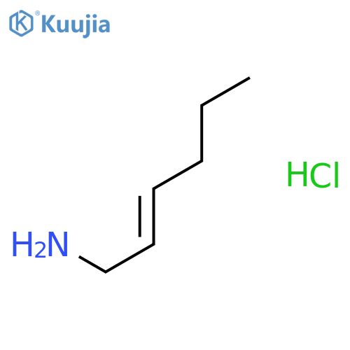 2-Hexen-1-amine, hydrochloride, (E)- structure