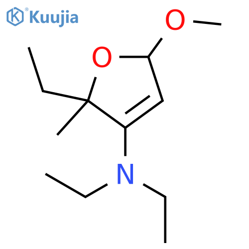3-Furanamine, N,N,2-triethyl-2,5-dihydro-5-methoxy-2-methyl- structure
