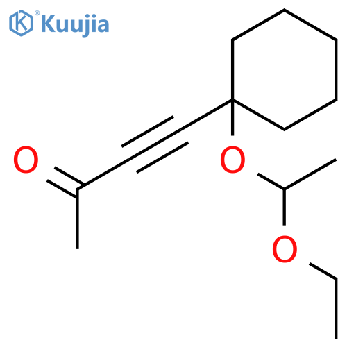 3-Butyn-2-one, 4-[1-(1-ethoxyethoxy)cyclohexyl]- structure