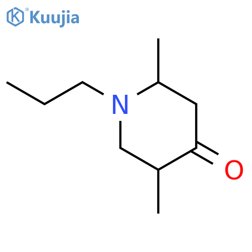 4-Piperidinone, 2,5-dimethyl-1-propyl- structure