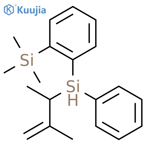 Silane, [2-[(1,2-dimethyl-2-propenyl)phenylsilyl]phenyl]trimethyl- structure