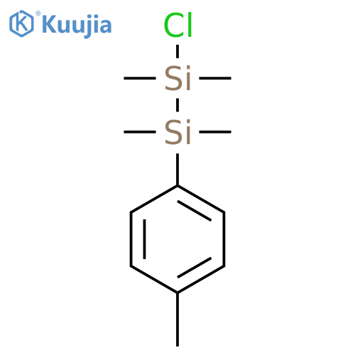 Disilane, 1-chloro-1,1,2,2-tetramethyl-2-(4-methylphenyl)- structure
