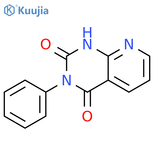 Pyrido[2,3-d]pyrimidine-2,4(1H,3H)-dione, 3-phenyl- structure
