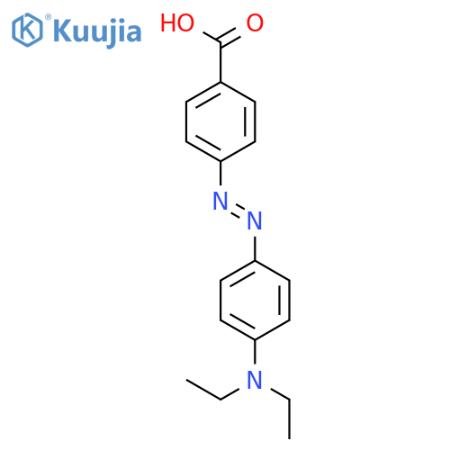 Benzoic acid, 4-[[4-(diethylamino)phenyl]azo]- structure